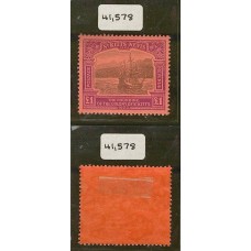 COLONIAS INGLESAS St. KITTS NEVIS 1923 Yv. 85 ESTAMPILLA NUEVA CON GOMA DE ESTUPENDA CALIDAD, RARISIMA CON CERTIFICADO DE AUTENTICIDAD 1100 EUROS